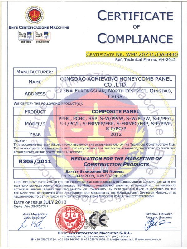 CE certificate